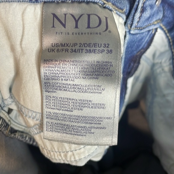 NYDJ |  Women's Sheri Slim Ankle Frey Jeans LiftXTuck in Rockie Size 2 NWT - Picture 8 of 8